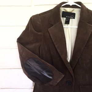 MNG Corduroy Brown Blazer with Elbow Patches